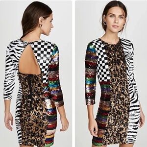 Alice and Olivia sequin dress